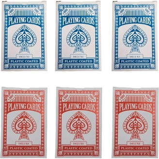2-24 Decks Playing Cards Decks Poker Size Standard Index (1 Blue 1 Red) -  Walmart.com