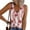 Pink womens tank tops, variant on up to 60% off Gifts Usmixi Womens Tank Tops Fashion Button up Soft Knitted Ribbed Slim Fit Vest Shirts Summer Trendy Polka Dot Print V-Neck Sleeveless Shirts Blouse Black s