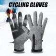 thumbnail image 1 of Guantes antideslizantes para hombre Guantes térmicos para moto A prueba de viento Clima frío Senderismo Esquí, 1 of 4