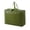 Army Green, variant on Giant Size Foldable Storage Container - Multi-Purpose Organizer For Moving College Dorm - Sturdy Polyethylene Construction With Reinforced Seams