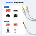 thumbnail image 2 of Adaptador de audio estéreo RCA MOSWAG de 3,5 mm macho a 2RCA macho, 2 of 6