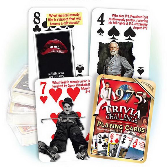 Partypro PC1975 1975 Trivia Playing Cards