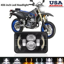 4x6 inch LED Headlight Sealed Beam For Suzuki DRZ400SM DRZ400S DRZ400 Motorcycle