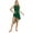Green, variant on YEAHDOR Womens Figure Skating Dress Lyrical Dance Costume Sleeveless Open Back Asymmetrical Leotard Dress Burgundy XL