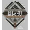 thumbnail image 2 of Girl's Black Panther: Wakanda Forever M'Baku Ornate Logo Graphic Tee Athletic Heather Large, 2 of 5