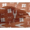 thumbnail image 4 of oneOone Viscose Chiffon Fabric Arrow Sign & Check Kasuri Decor Fabric Printed BTY 42 Inch Wide, 4 of 4