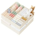 thumbnail image 1 of Organizador de cajones Criusia Clothes, paquete de 10 unidades, para bebé, color beige, 1 of 9