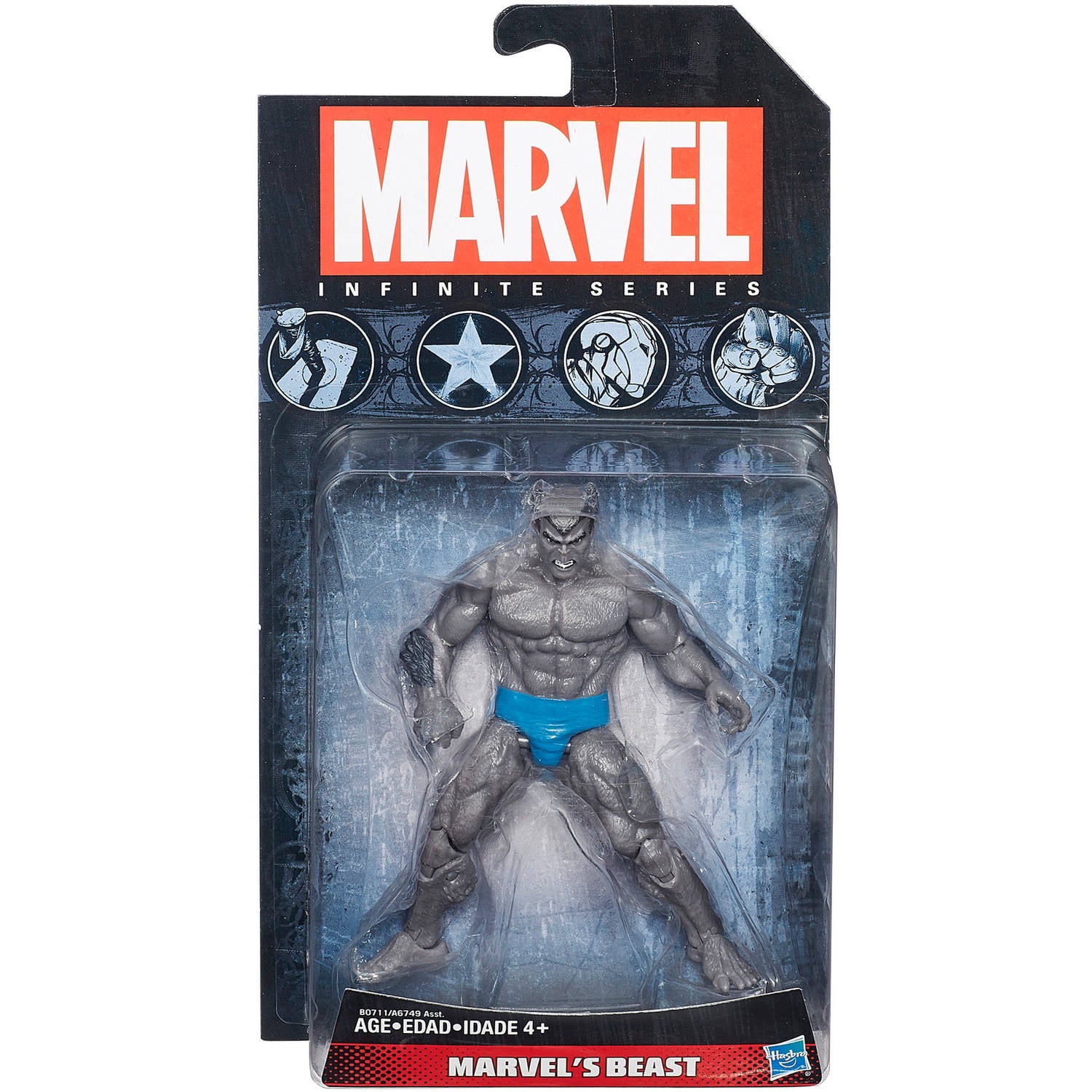Marvel Infinite Series Marvel's Beast Figure Grey