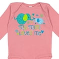 thumbnail image 4 of Inktastic My Mimi Loves Me Cute Elephants Boys or Girls Long Sleeve Baby Bodysuit, 4 of 5