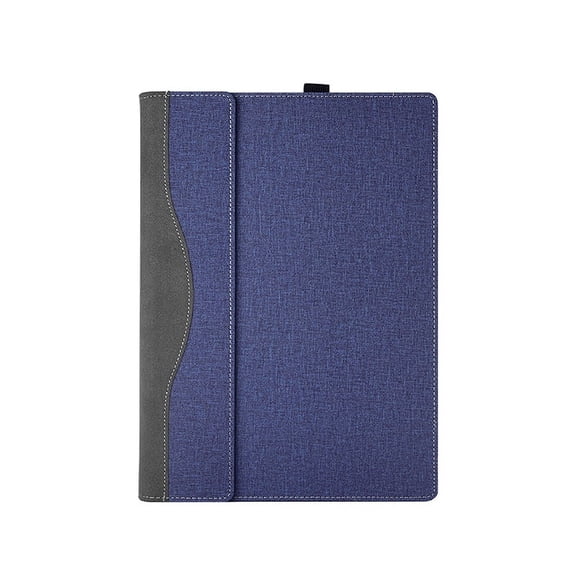 Laptop Case for Lenovo Thinkbook 14  2022 Cover 14'' Notebook Shell 14s PU Leather G2 14-IIL IML IWL ARE Protective Bag Skin (Dark Blue,Thkbook 14s yoga ITL)