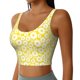 thumbnail image 2 of Balery Daisies Flowers Sujetadores deportivos con espalda cruzada para mujer, acolchados, sin costuras, de alto impacto, ideales para yoga, gimnasio, entrenamiento y fitness.-XX-Large, 2 of 8