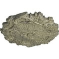 thumbnail image 3 of Ekena Millwork 16 3/4"OD x 1 3/8"P Plymouth Ceiling Medallion (Fits Canopies up to 1 5/8"), Hand-Painted Castle Stone Crackle, 3 of 6