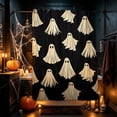 thumbnail image 4 of Halloween Ghost Shower Curtain Black Fabric 47.2x70.9in Waterproof & Drift Resistant for Bathroom Bathtub Home Rental Room by MPOISVA, 4 of 6