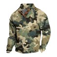 thumbnail image 1 of Spring And Autumn Men's Standing Collar Sweatshirt Is Outdoor Casual Sweaters Tops3XL, 1 of 3
