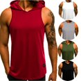 thumbnail image 1 of EIMELI Débardeurs Sans Manches pour Hommes Gym Musculation Entraînement Physique Hip Hop Mode Urbaine, 1 of 6