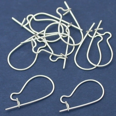 10 Sterling Silver Light Kidney Wires Earring Hooks 10 Sterling Silver Light Kidney Wires Earring Hooks