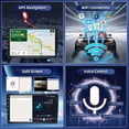 thumbnail image 3 of 10.1" 4GB+64GB Car Stereo For Scion xB 2008-2015, 2 DIN Android 15 Head Unit with Wireless CarPlay Android Auto, GPS Navigation, DVR, SWC, Mirror Link, Split Screen,AHD Backup Camera & Microphone, 3 of 13