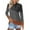 615#Brown, variant on Womens Long Sleeve Polo Shirts Color Block V Neck Collared, Fall Casual Tunic Tees for Weekend Gray XL