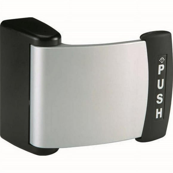 Adams Rite 45910200628 1.75 in. Push to Left Curved Deadlatch Paddle, Clear Anodized Aluminum