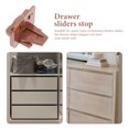 thumbnail image 3 of 2 Sets Drawer Guide Repair Kit Dresser Drawer Slides Stopper Drawer Repair Stops, 3 of 9