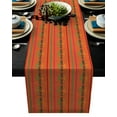 1pcs Mexico Geometric Stripes Orange Modern Table Runners For Wedding