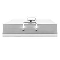 Autrinix Portable Pizza Oven for Gas Grills & Campfires, 12-Inch Cordierite Pizza Stone, Stainless Steel Construction with Thermometer, Perfect for Outdoor Cooking