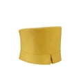 thumbnail image 2 of Tucker Yellow Woven Fabric Swivel Barrel Chair with Skirted Bottom, 2 of 5