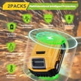 thumbnail image 5 of 2 Packs 8.0A 20V Max Battery Replacement for DEWALT 20V Battery Compatible with Dewalt Battery DCB200 DCB205 DCB206 DCB208 DCB180 DCD/DCF/DCG Series Cordless Tools with 3-LED Indicator, 5 of 5