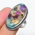 thumbnail image 2 of Natural Spiny Oyster Gemstone Handmade 925 Sterling Silver Ring Size 6, 2 of 2