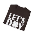 thumbnail image 5 of Let's Day Drink, Gildan Unisex Softstyle Shirt, Shamrock Graphic Tee, S-3XL, 5 of 5
