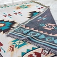 thumbnail image 5 of Boho Throw Blankets Southwest Native American Inspired Reversible Woven Blankets Cover Hippie for Couch Bed Recliner Sofa Bohemian Tapestry Colorful Furniture Cover Double Side 50"x70", 5 of 8