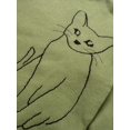 thumbnail image 5 of Chandail en Molleton Col Rond Imprimé Chat Mignon pour Hommes, Chandail en Molleton Décontracté Col Rond, Hauts pour Hommes, Tenues de Sortie, Tenues Drippy, Vêtements pour Hommes, 5 of 5