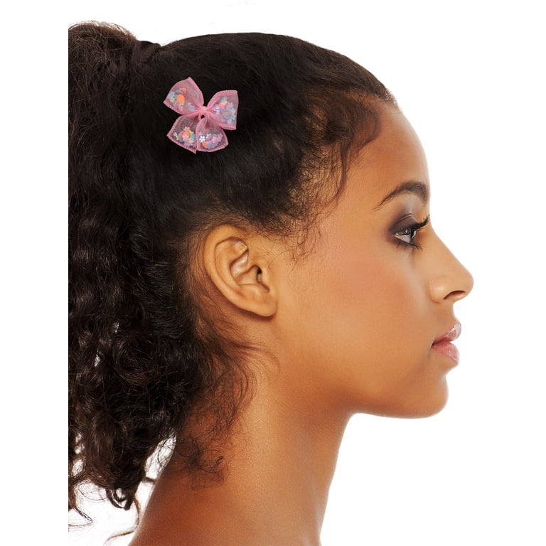 Way to Celebrate Easter Pink Bow Hair Clips, 2 Pieces - Walmart.com