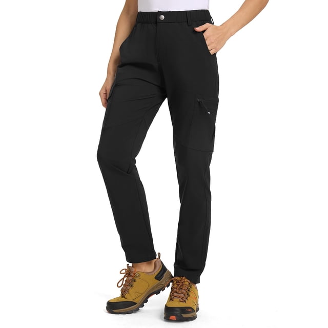 Pantalones cargo de senderismo TBMPOY para mujer, ligeros y resistentes al agua
