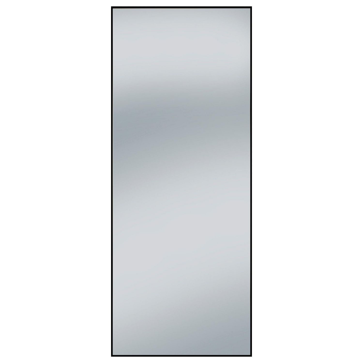 Hometrends Aluminum Full Length Leaner Mirror, 27x70 inch, Brushed Black