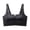 Black, variant on BAOQIN Womens Lift Push Up Bra Full Coverage Wireless Soft Bralettes No Underwire Comfortable T-shirt Bras Seamless Bra with Adjustable Straps
