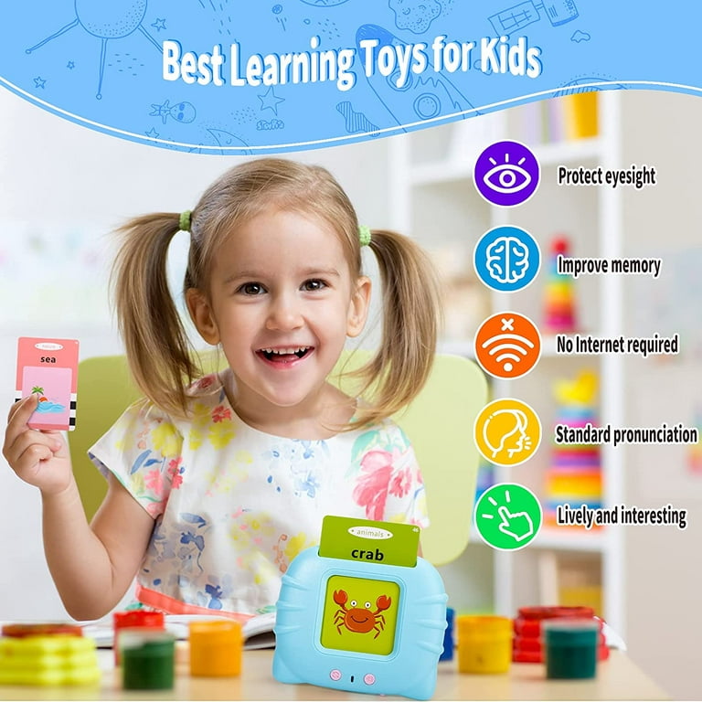 384 Sight Words Talking Flash Cards - Toddler Toys for 2 3 4 5 Year Old Boys and Girls Autism Sensory Toys for Autistic Children Speech Therapy Toys