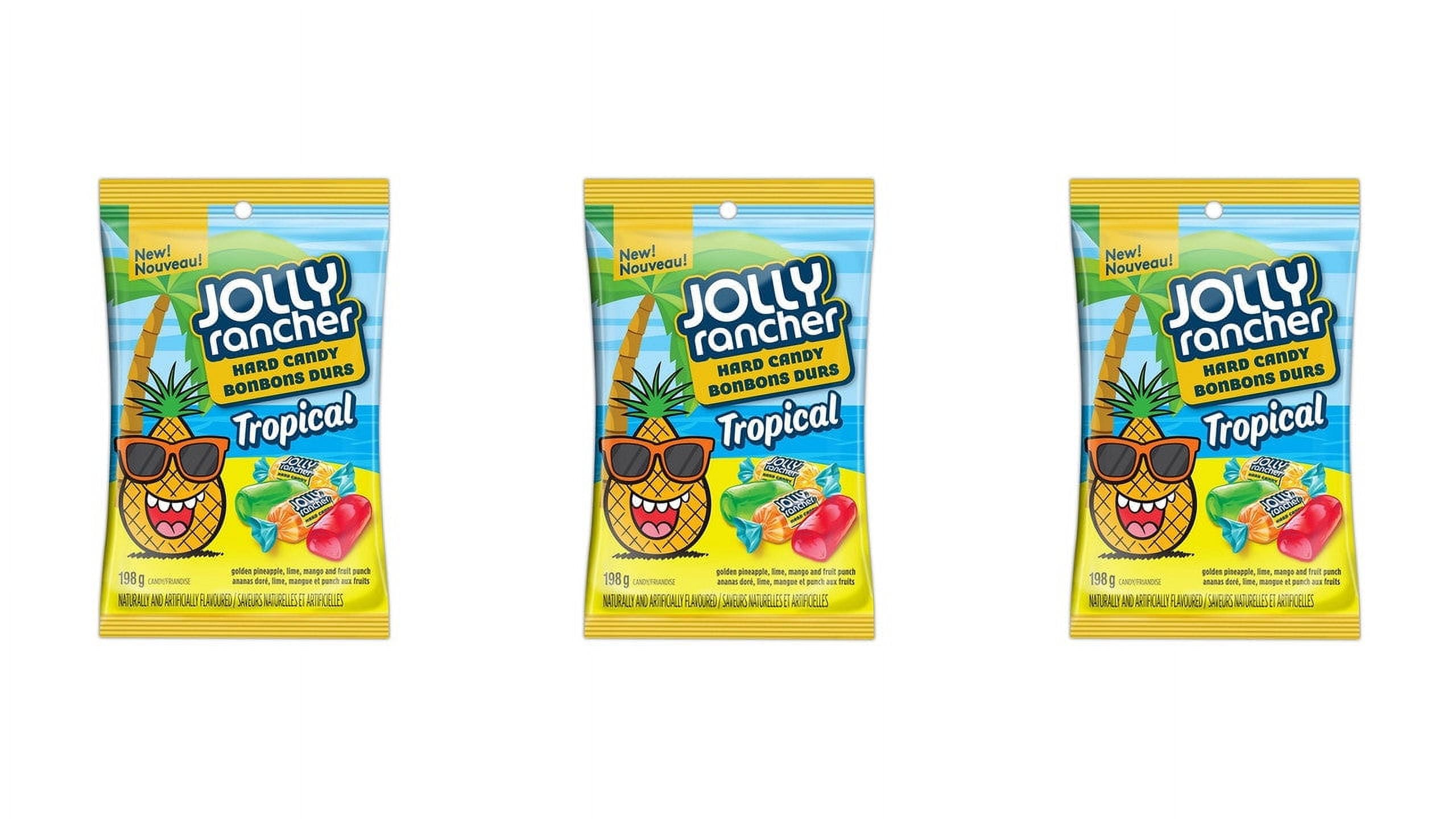 JOLLY RANCHER Tropical Hard Candy, 198g/7 oz., (3 Pack) {Imported from Canada}