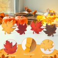 thumbnail image 3 of Farmhouse Fall Table Decor Set – 4-Pc Vintage Wooden Maple Leaf Signs Block, Rustic Harvest Tabletop Decorations for Thanksgiving Home/Tiered Tray/Party Shelf Display, 3 of 7