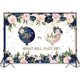 thumbnail image 4 of Navy and Blush Gender Reveal Backdrop He or She Navy Blue Blush Pink Floral Baby Gender Reveal Photography Background Pregnancy Reveal Surprise Boy or, 4 of 4