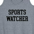 thumbnail image 3 of Instant Message - Girls & Sports - Sports Watcher - Women's Racerback Tank Top, 3 of 6