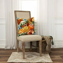 Rizzy Home Harvest Multicolor Pumpkins Cotton 20"x20" Poly Filled Decorative Throw Pillow