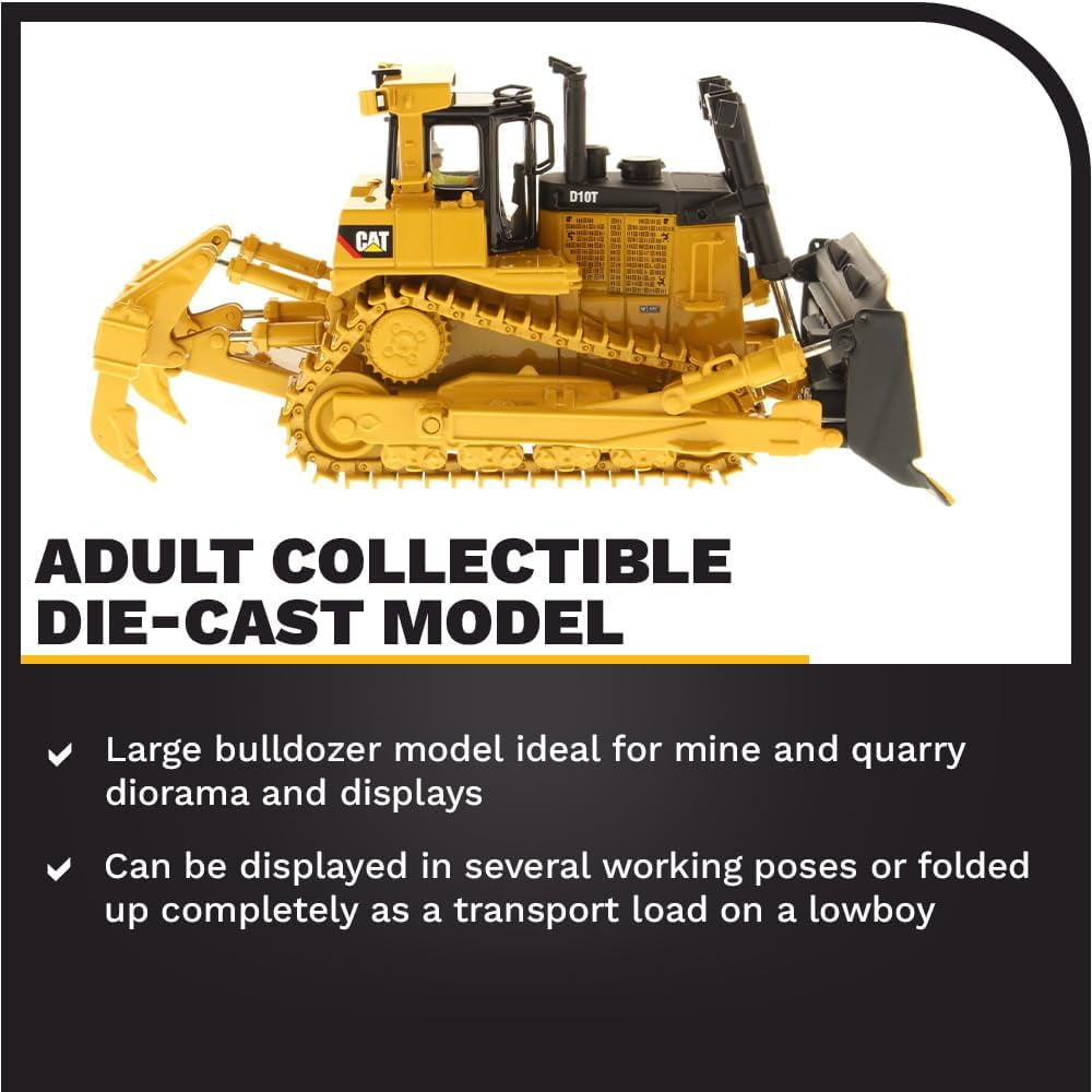 Diecast Masters Caterpillar D10T Track-Type Tractor, Core Diecast Masters Caterpillar D10T Track-Type Tractor, Core