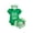 green, variant on St. Patrickās Day Kids Baby Girls 3Pcs Outfit Letter Short Sleeve Romper+Clover Print Shorts+Headband Set Green 6-12 Months