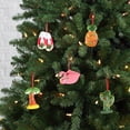 thumbnail image 2 of Mr. Christmas 4" Set of 5 Ceramic Tropical Ornaments, 2 of 7