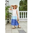 thumbnail image 5 of Arshiner Girls Maxi Summer Short Flutter Sleeve Casual Dress with Pockets for 12-13 Years, 5 of 5
