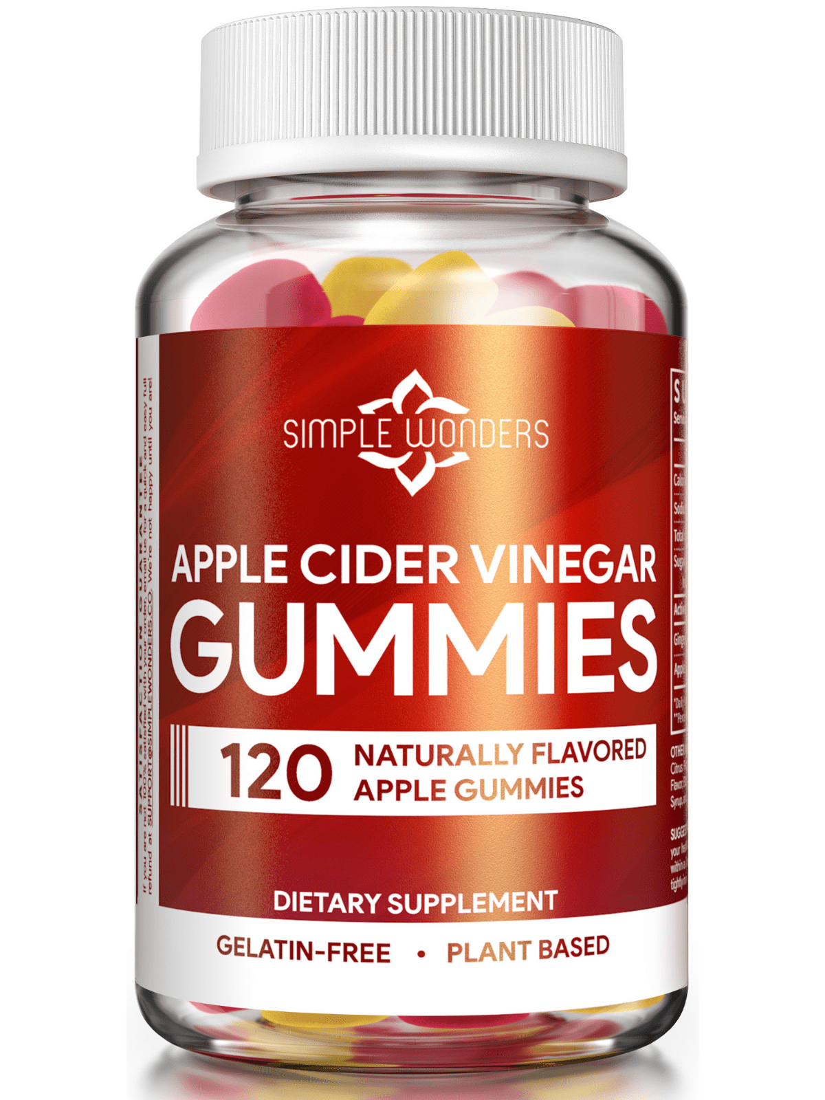 Simple Wonders Apple Cider Vinegar Gummies, Dietary Supplement for