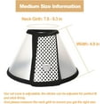 thumbnail image 6 of Olurrisa Cat Cone,Plastic Dog Cone Comfy Elizabethan Collarfor Small Cats Mini Dogs (Black-S), 6 of 8