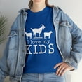 thumbnail image 2 of I Love My Kids Funny Goat Lover T-shirt, 2 of 2