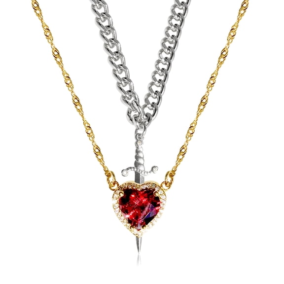 DESIGNICE 2026 New Gifts for Men Women Jewelry Couple Matching Necklaces for Women Dainty Couple Necklace His Hers Necklaces Jewelry Gift for Bf Gf Friendship Sisterhood Gift Box